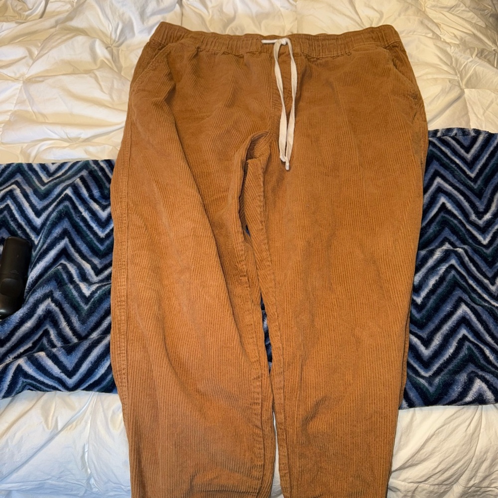 Men's Tan Corduroy Pants